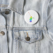 Baton Twirling PRIDE collectie Ronde Button 5,7 Cm (In situ)