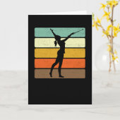 Baton Twirling Spruch Sport Twirl Kaart (Gele Bloem)