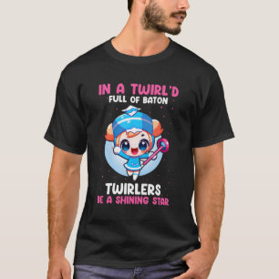 Baton Twirling voor Majorette Dance T-shirt