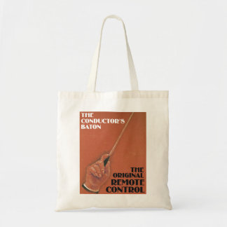 Baton van de geleider tote bag