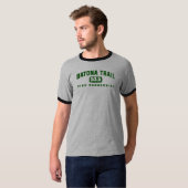 Batona Trail - 53.5 - Groene, onderdrukkende tekst T-shirt (Voorkant volledig)