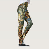 Batrachia Frogs door Ernst Haeckel Leggings (Rechts)