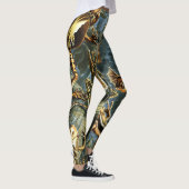 Batrachia Frogs door Ernst Haeckel Leggings (Rechts)