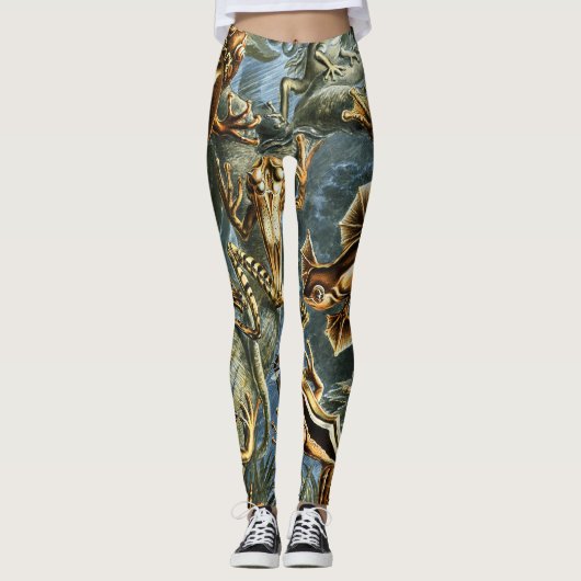 Batrachia Frogs door Ernst Haeckel Leggings (Voorkant)