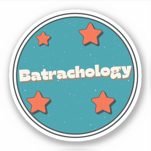 Batrachologie Sticker (Voorkant)