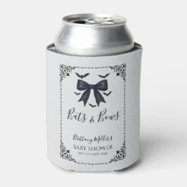 Bats and Bows Halloween Baby shower Gothic Blikjeskoeler
