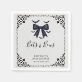 Bats and Bows Halloween Baby shower Servet (Voorkant)