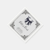 Bats and Bows Halloween Baby shower Servet (Hoek)