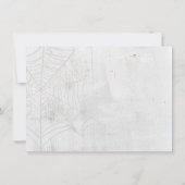 Bats and Flowers Save The Date Kaart (Achterkant)