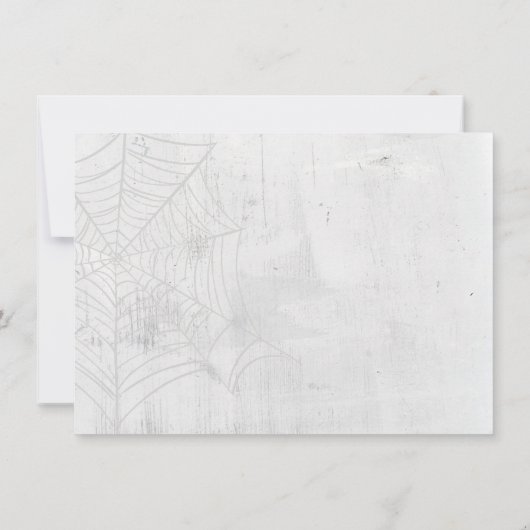 Bats and Flowers Save The Date Kaart (Achterkant)