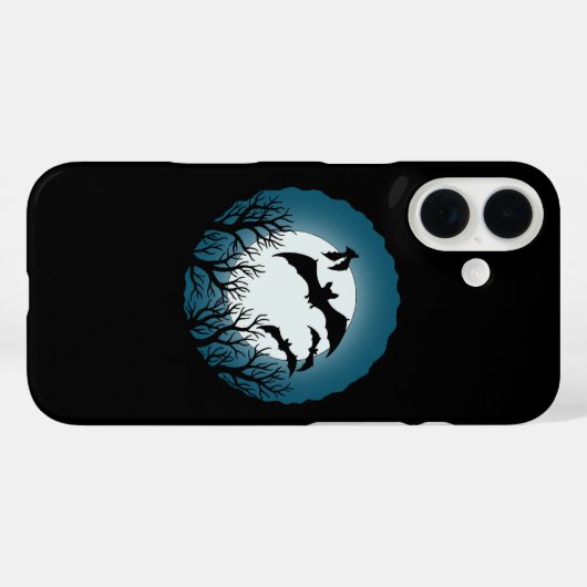 Bats and Trees Against the Moon Case-Mate iPhone Case (Achterkant (horizontaal))