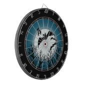 Bats and Trees Against the Moon Dartbord (Voorkant Links)