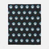 Bats and Trees Against the Moon Fleece Deken (Voorkant)