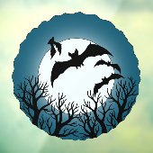 Bats and Trees Against the Moon Raamsticker (Vel 3)