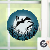 Bats and Trees Against the Moon Raamsticker (Huis)