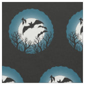 Bats and Trees Against the Moon Stof (Close Up)