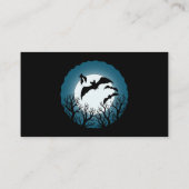 Bats and Trees Against the Moon Visitekaartje (Achterkant)