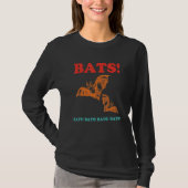 Bats! Bats! Bats! Bats! Bats! Funny Retro Apparel T-shirt (Voorkant)