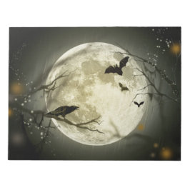 Bats by the Moon op Halloween Notitieblok