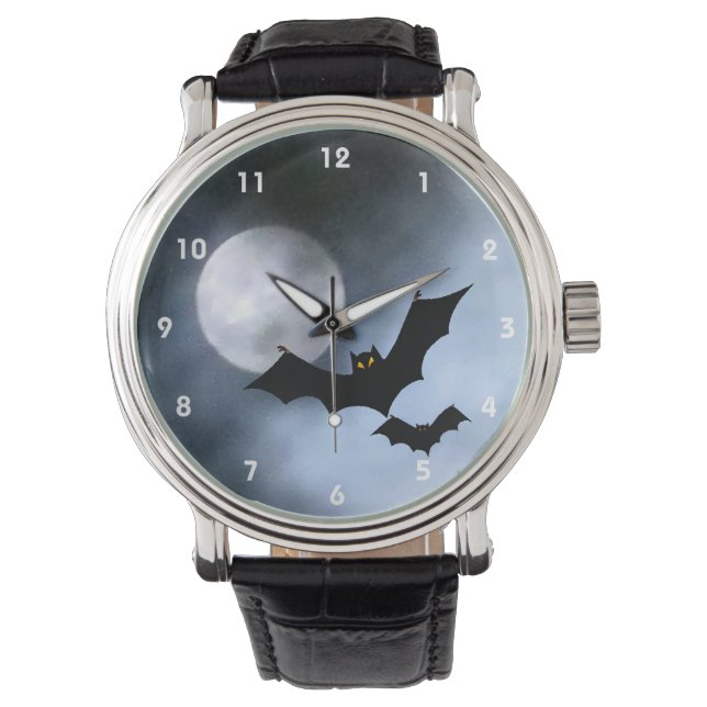 Bats Design Watch Horloge (Voorkant)