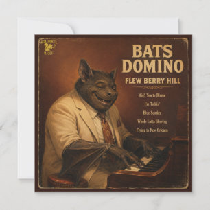 Bats Domino: een Parodie Notitiekaartje