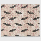 Bats en Bourgogne Damask Cadeaupapier (Vlak)