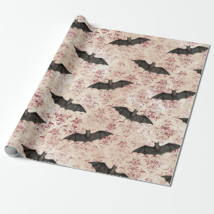 Bats en Bourgogne Damask Cadeaupapier