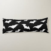 Bats Everywhere Spooky Halloween Decor Lichaamskussen (Achterkant)