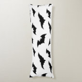 Bats Everywhere Spooky Halloween Decor Lichaamskussen (Voorkant Verticaal)