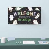 Bats & Ghosts Spooktacular Boo-Day Party Welkom Spandoek (Beurs)