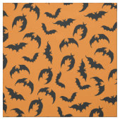 Bats Gothic Halloween Sinaasappel Stof (Swatch)