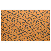 Bats Gothic Halloween Sinaasappel Stof (Fat Quarter)