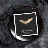 Bats Halloween Bruiloft Servet