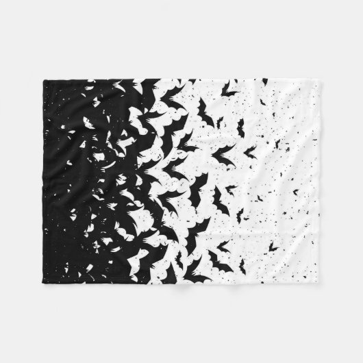 Bats Halloween Horror Vampire Fleece Deken (Voorkant (Horizontaal))