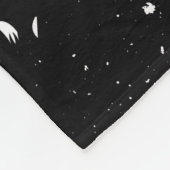 Bats Halloween Horror Vampire Fleece Deken (Hoek)