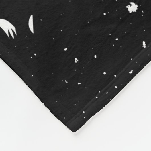 Bats Halloween Horror Vampire Fleece Deken (Hoek)