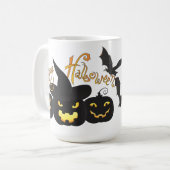 Bats Halloween Koffiemok (Voorkant links)