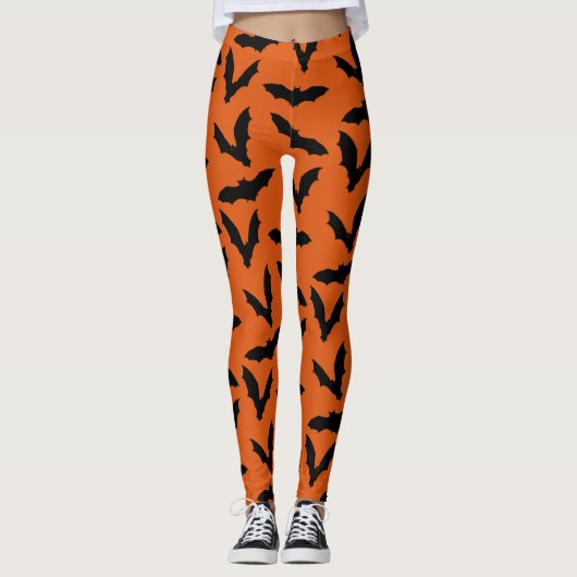 Bats Halloween Leggings (Voorkant)