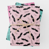 Bats Halloween Party Inpakpapier Vel (In situ)