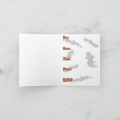 Bats Halloween uitnodiging (Binnen)