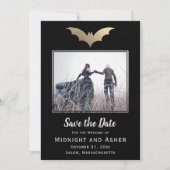 Bats Halloween Wedding Save the Date (Voorkant)