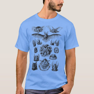 Bats Illustration bat Collection Bats lover Night T-shirt