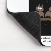Bats Making Mistakes Funny Halloween Gifts Muismat (Hoek)