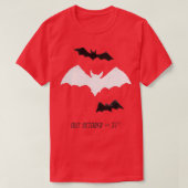 Bats out op Halloween T-shirt (Design voorkant)