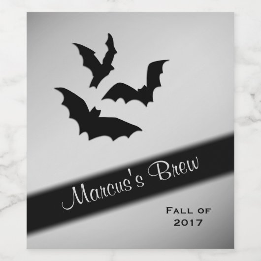 Bats Personal Wijn Etiket (Enkel label)