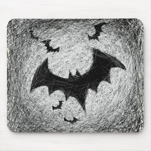 Bats Scratch Mousepad Muismat (Voorkant)