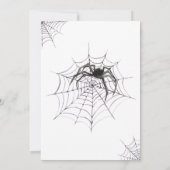 Bats Spooky Halloween Verjaardagsfeest Kaart (Achterkant)
