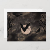 Bats Spooky Night Halloween Briefkaart (Voorkant / Achterkant)