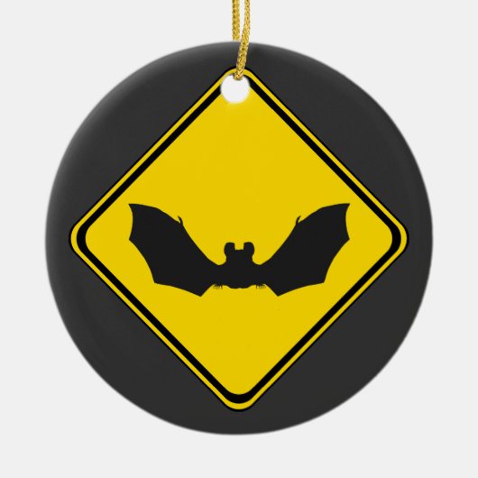 Bats Xing. Keramisch Ornament (Voorkant)