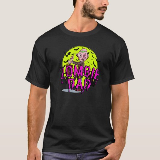 Bats Zombie Dad T-shirt (Voorkant)